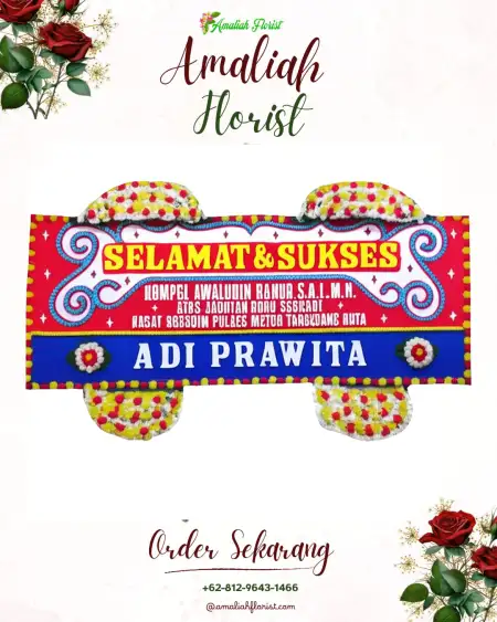 Papan Bunga Ucapan Selamat Punggolaka